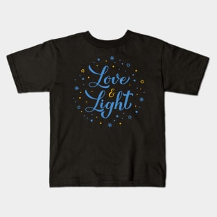 Hanukkah-Love & Light Kids T-Shirt